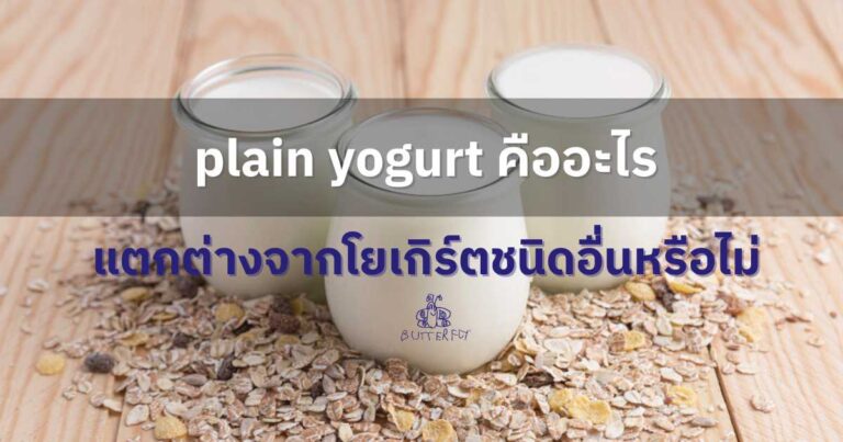 Plain Yogurt คืออะไร แตกต่างจากโยเกิร์ตชนิดอื่นหรือไม่