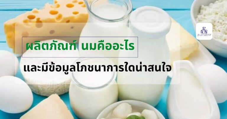 ทำความรู้จักผลิตภัณฑ์นม คือแหล่งแคลเซียมและโปรตีนชั้นดี