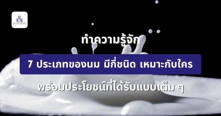 เทียบคุณค่า 7 ประเภทของนม ดื่มแบบไหนดีต่อสุขภาพที่สุด
